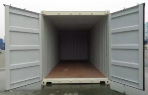 shipping container interior